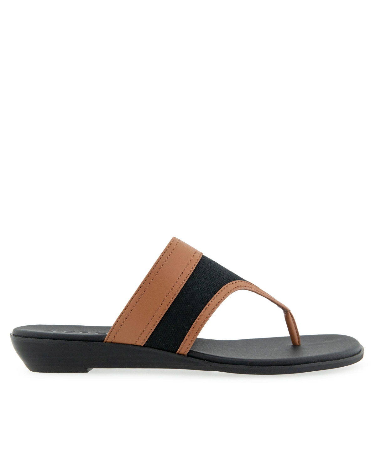 AEROSOLES WOMEN'S GESA ROUND TOE THONG SANDALS 