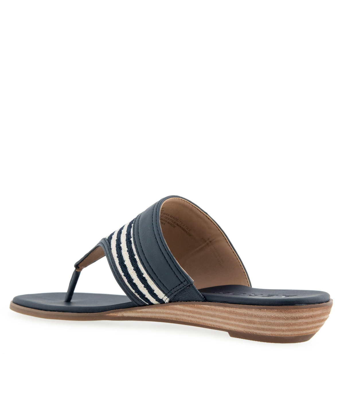 AEROSOLES WOMEN'S GESA ROUND TOE THONG SANDALS 