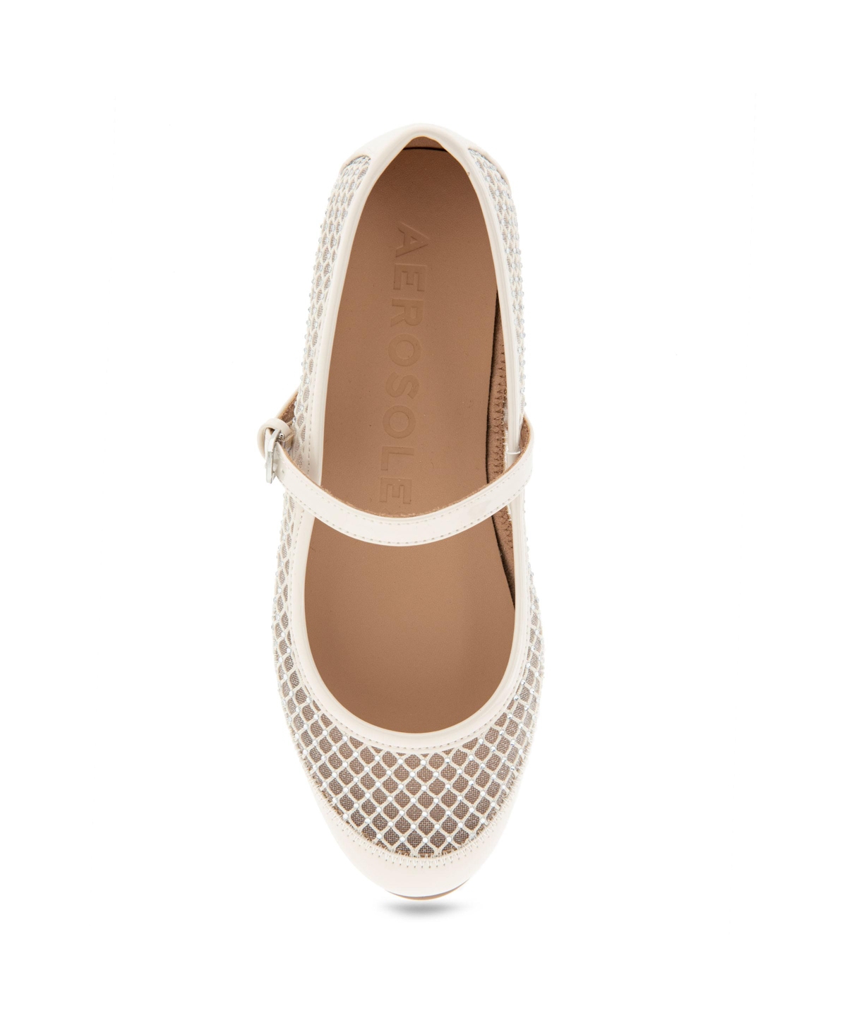 AEROSOLES WOMEN'S BAYLEE ROUND TOE MARY JANE FLATS 