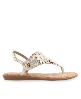 Women's Connie Round Toe Flat Sandals