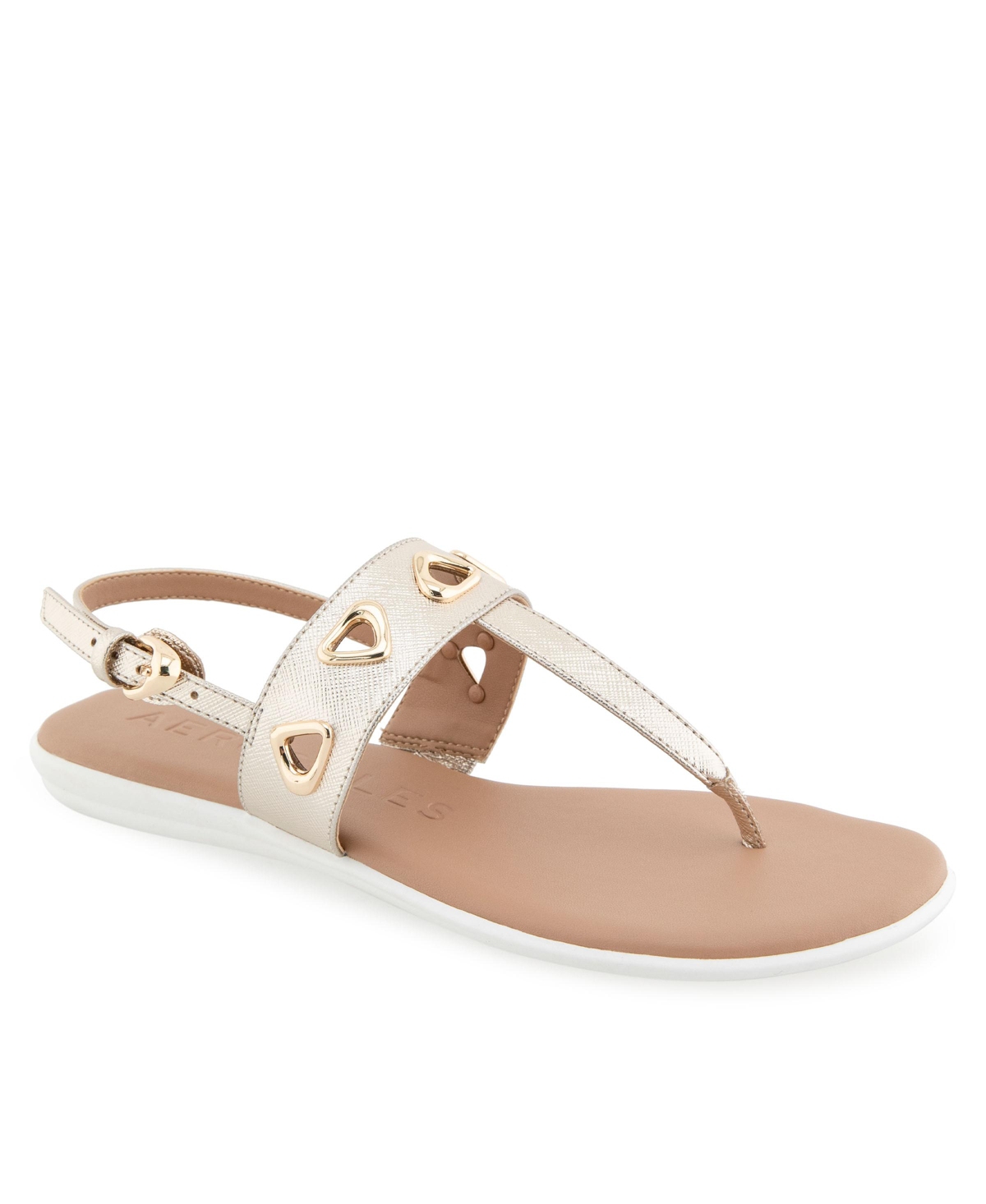 AEROSOLES WOMEN'S LAGO ROUND TOE THONG SANDALS 