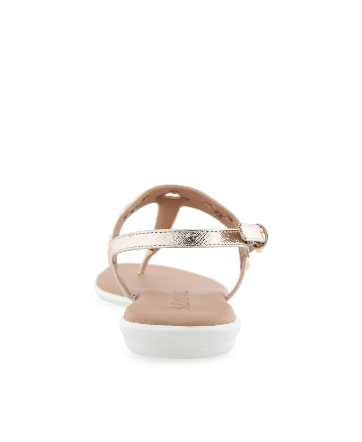 AEROSOLES WOMEN'S LAGO ROUND TOE THONG SANDALS 