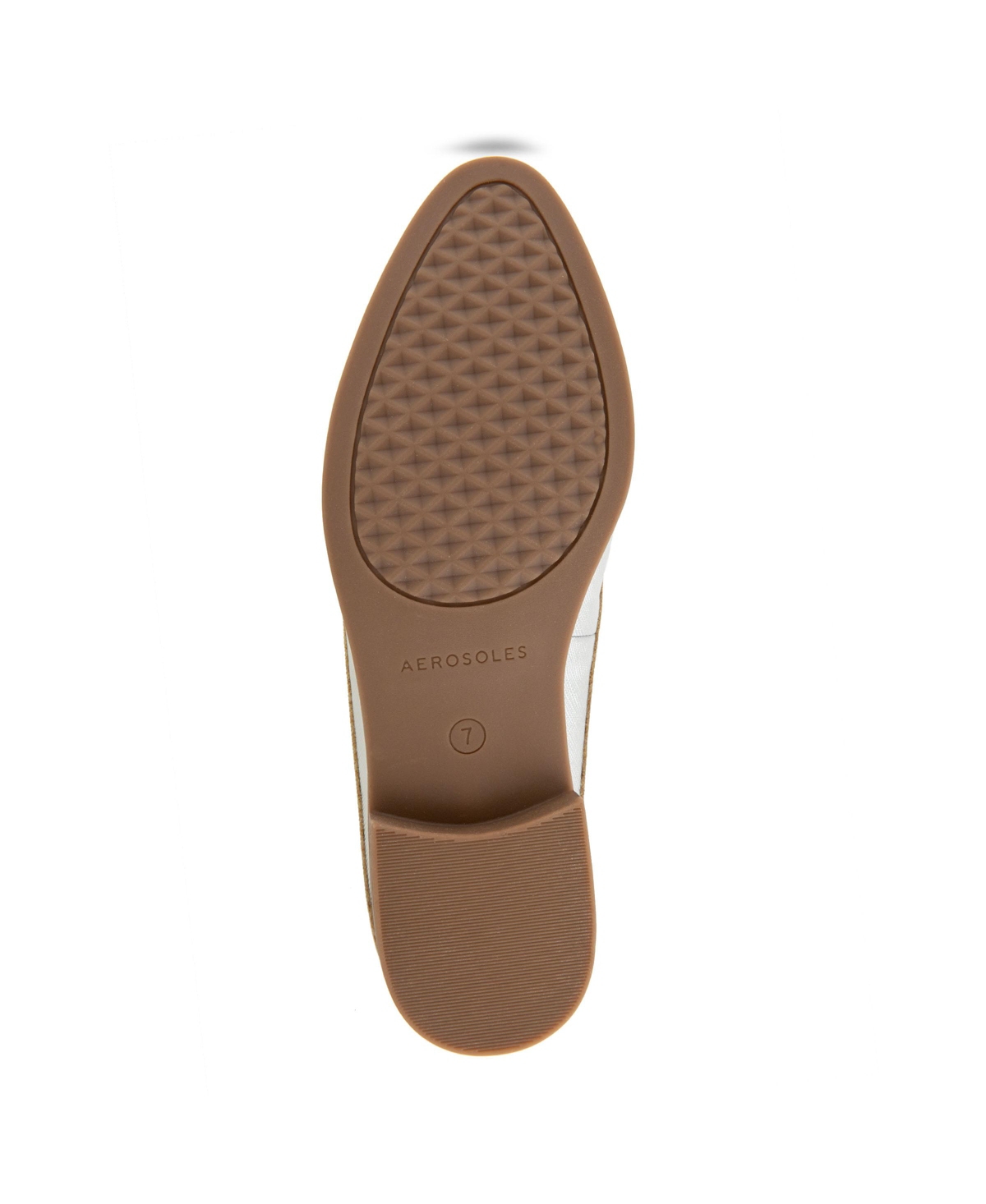 Shop Aerosoles Women's Erik Pointed Toe Flat Mules In Silver Metallic Textured Faux Leather