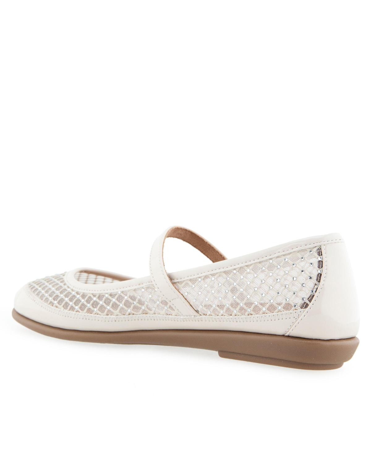 AEROSOLES WOMEN'S BAYLEE ROUND TOE MARY JANE FLATS 