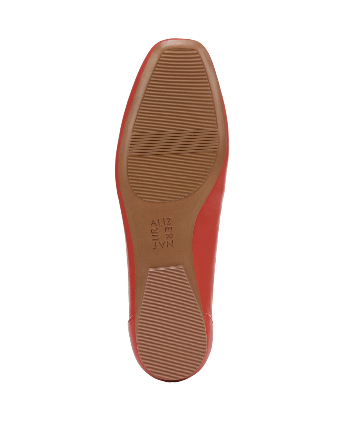 Naturalizer Women's Cecilia Closed Square Toe Slip On Loafers In Pepper Red Leather