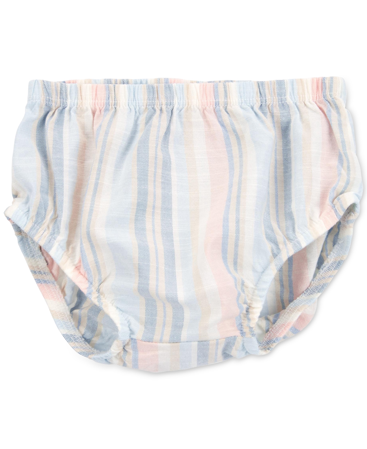 Carter's Baby Girls Striped Flutter-sleeve Dress In Open