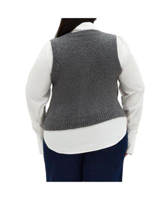 Гибридный свитер Harley большого размера