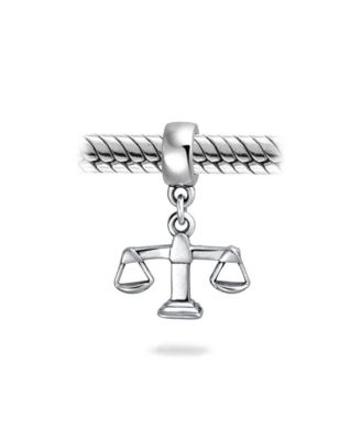 Блестящие Ювелирные изделия Судья-Юрист Весы Правосудия Зодиакальные Весы с подвесками из Стерлингового Серебра