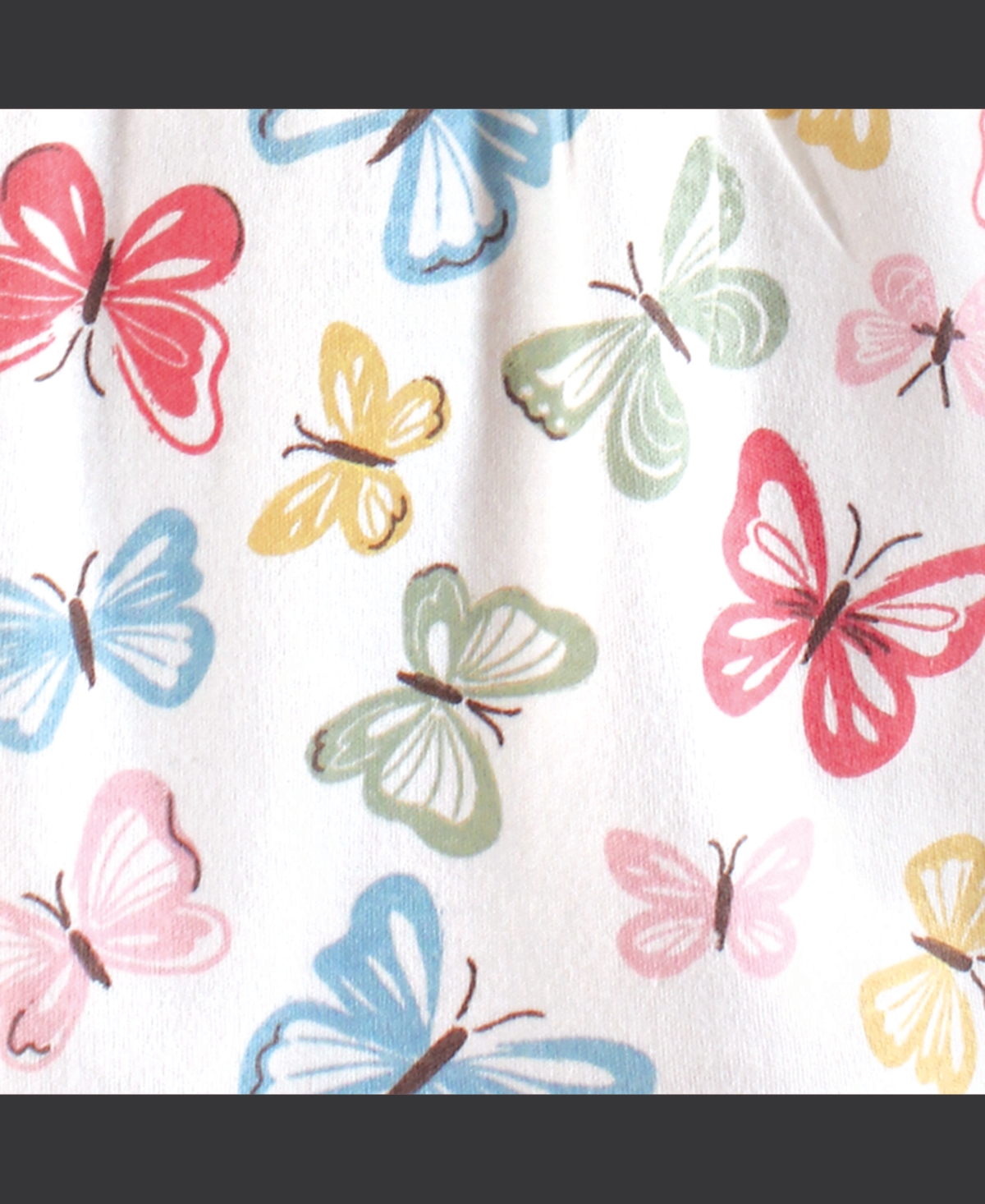Touched by Nature Baby Girls Natural Cotton Dresses Featuring Both Short and Long Sleeves