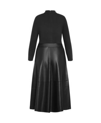 Платье в смешанной технике Lola большого размера