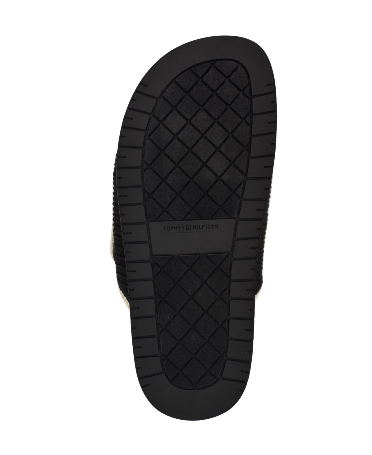 TOMMY HILFIGER WOMEN'S LANDYN CROCHET DOUBLE BAND FLAT SANDALS 