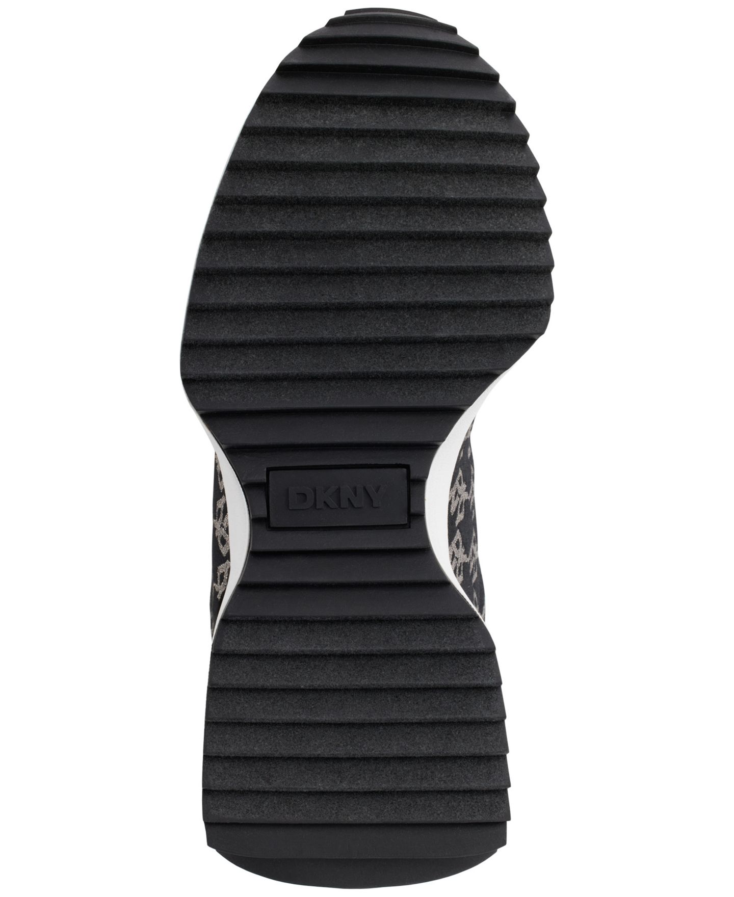 Женские кроссовки DKNY Naples Checkered Lace-Up, цвет: Чёрный — фото 5