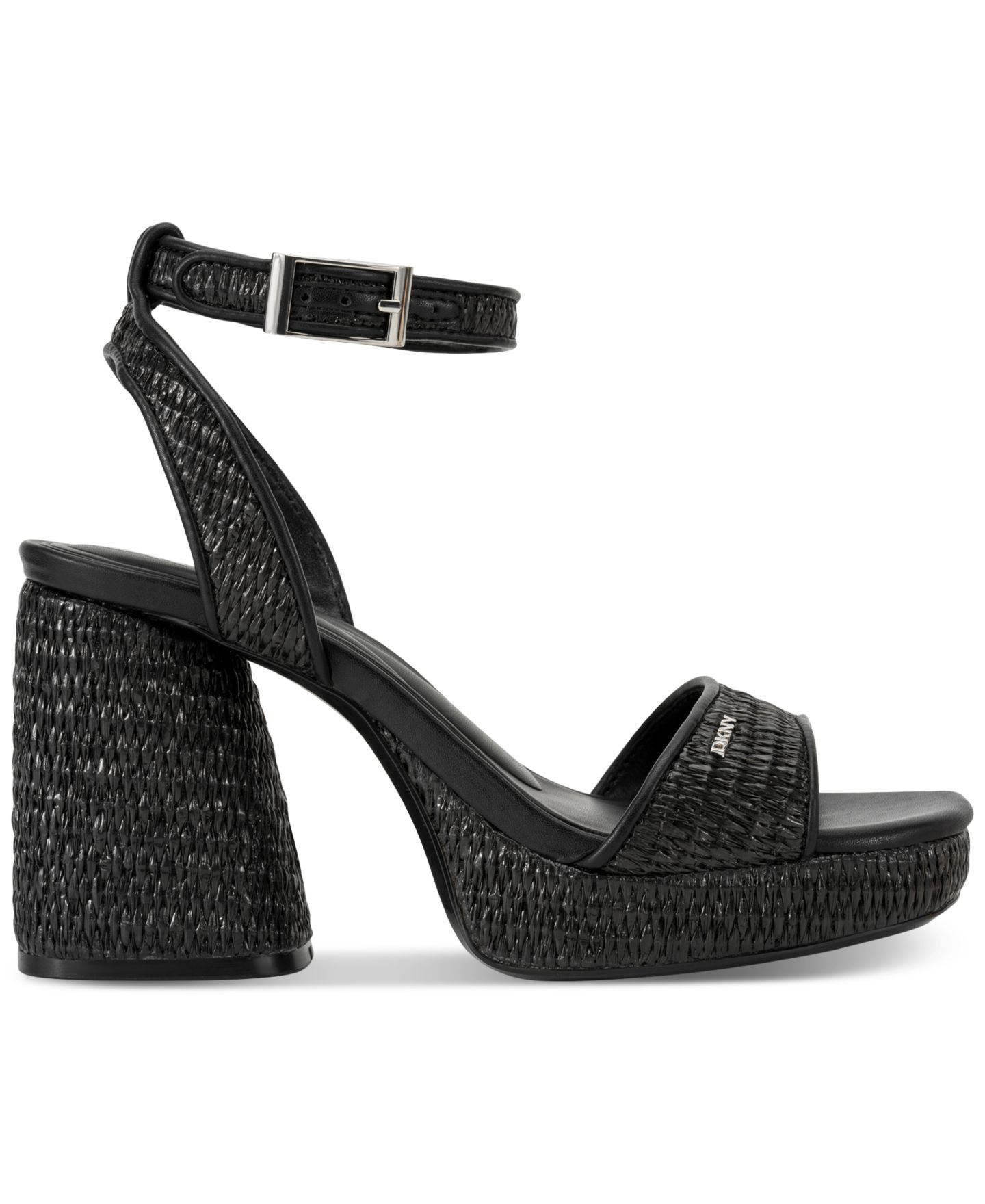 Женские сандалии DKNY Scotia Ankle Strap Dress Sandals, цвет: Чёрный — фото 2