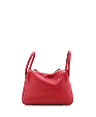 Бывшая в употреблении сумка HERMÉS 26 Lindy Verso Swift