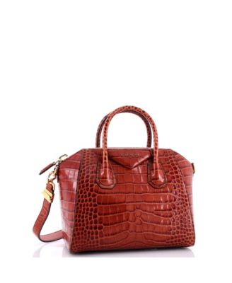 Small Antigona Bag Embossed Leather