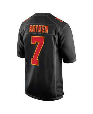 Мужская футболка Nike Harrison Butker Carbon Black Kansas City Chiefs Super Bowl LIX Fashion Game от Nike