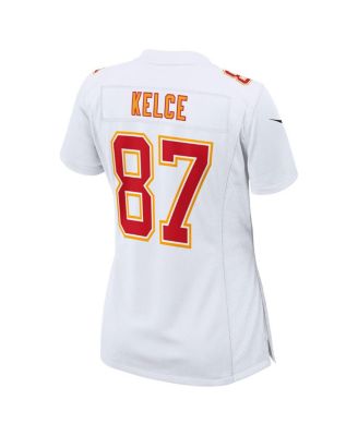 Женская футболка Nike Travis Kelce Tundra White Kansas City Chiefs Super Bowl LIX Fashion Game от Nike.
