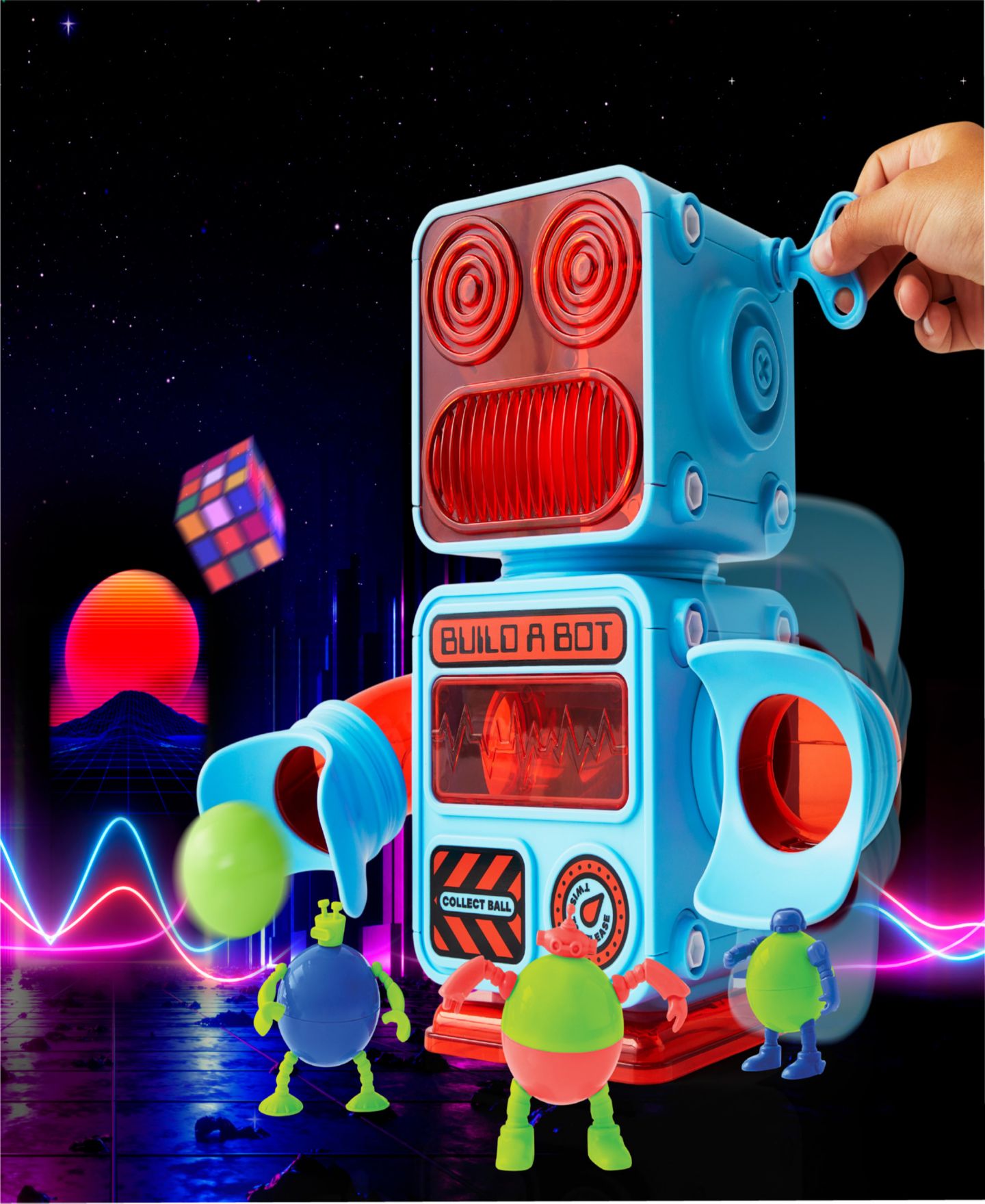 Детские конструкторы Discovery #Mindblown Stem Diy Robot Retro Vending Machine Build Kit — фото 2