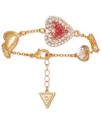 GUESS Crystal Heart Line Charm Bracelet 2390₽