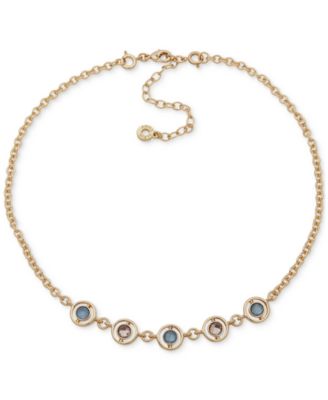 Anne Klein, 2 шт. Золотистое хрустальное ожерелье с несколькими камнями, удлинитель 16 дюймов + 3 дюйма