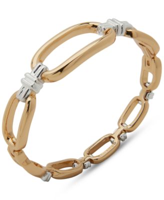 Двухцветный браслет с открытой петлей Anne Klein