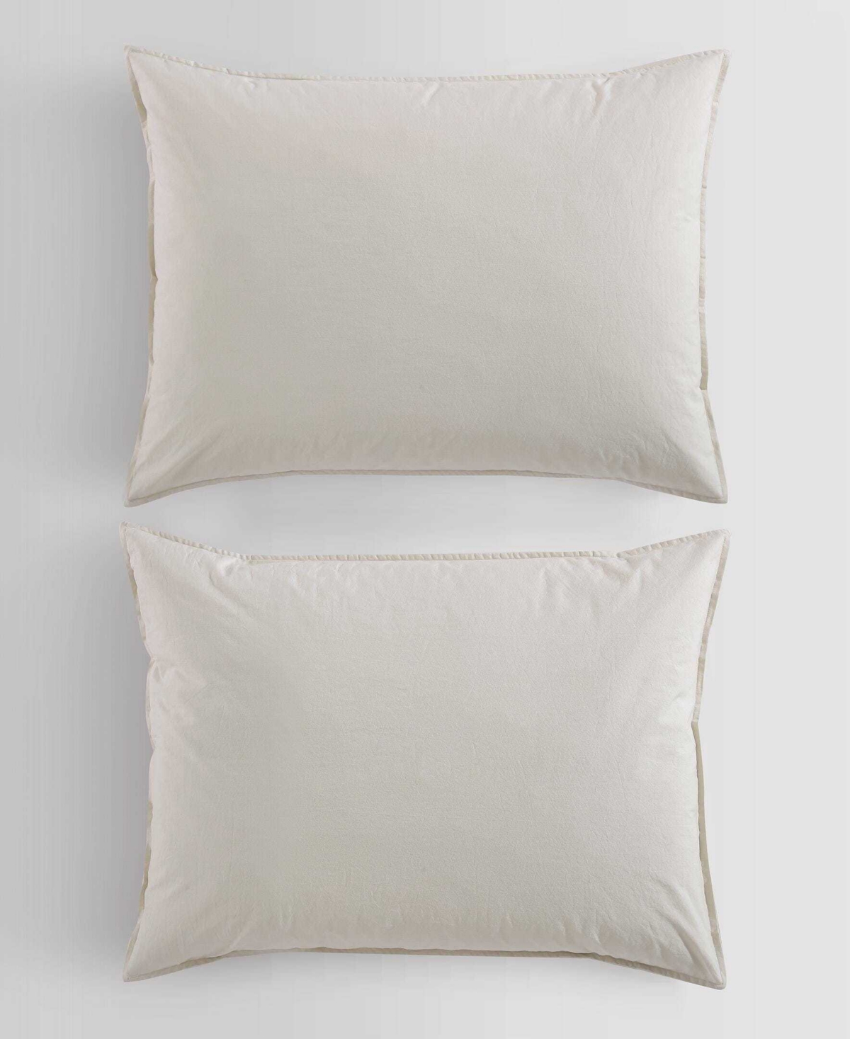 Calvin Klein Washed Percale Solid 2-pc. Comforter Set, Twin/twin Xl In Light Beige