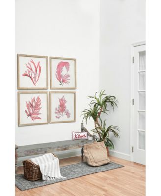 Valentine's Day Kisses Dot Petite Embroidered Red Accent Pillow, 6" x 12"