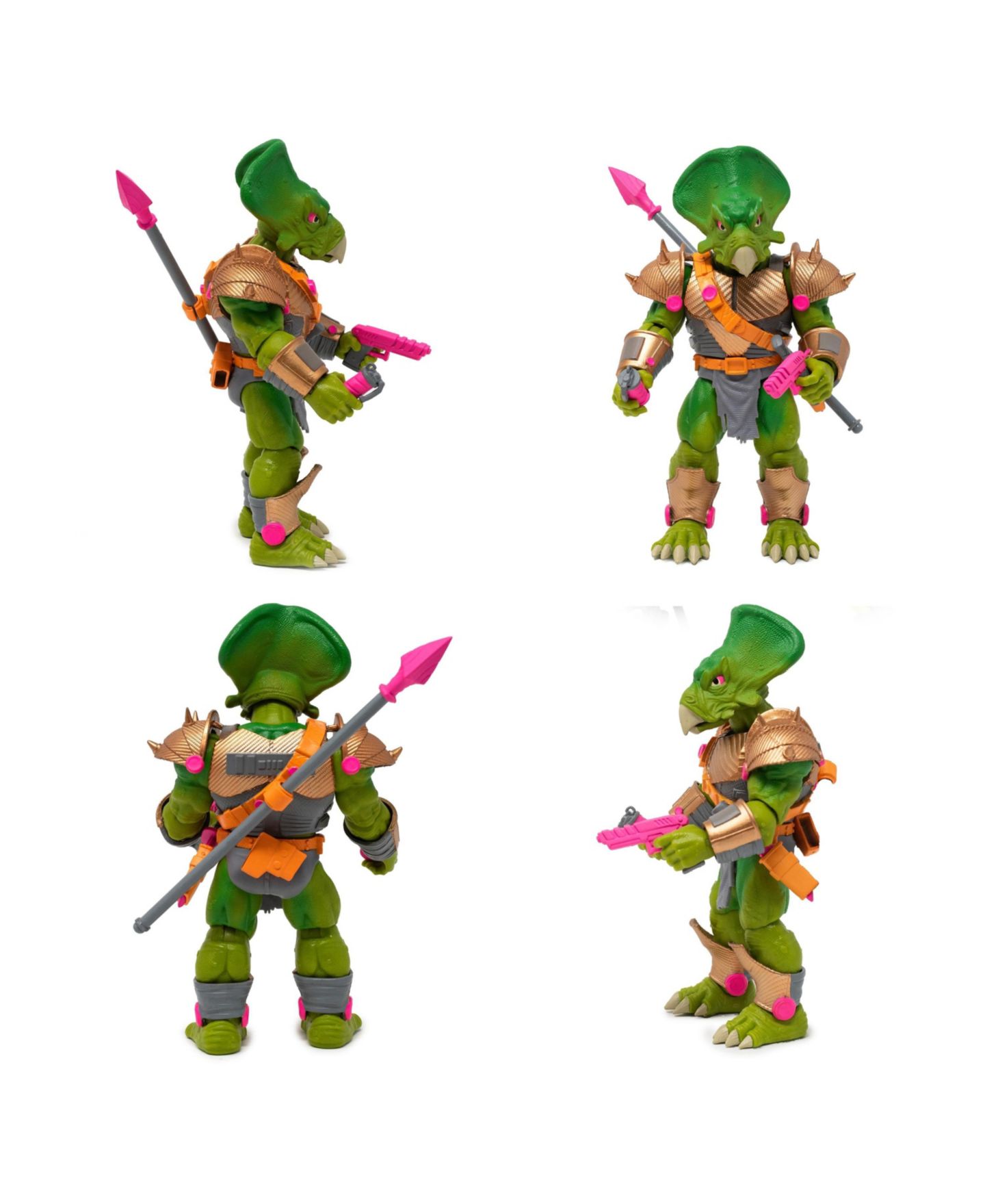 Подвижная фигурка Saurozoic Warriors Dinosaur Ceratopsian Guard, 6 дюймов, от 8 лет, цвет: Open Miscellaneous — фото 7