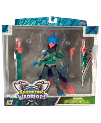 Boss Fight Studio Saurozoic Warrior Pava Pergia Futuristic, Armored Dinosaur Hero – Highly Articulated, Posable Collectible Action Figure with Full Range of Accessories – 6 Inch Scale 1:12, Ages 8+