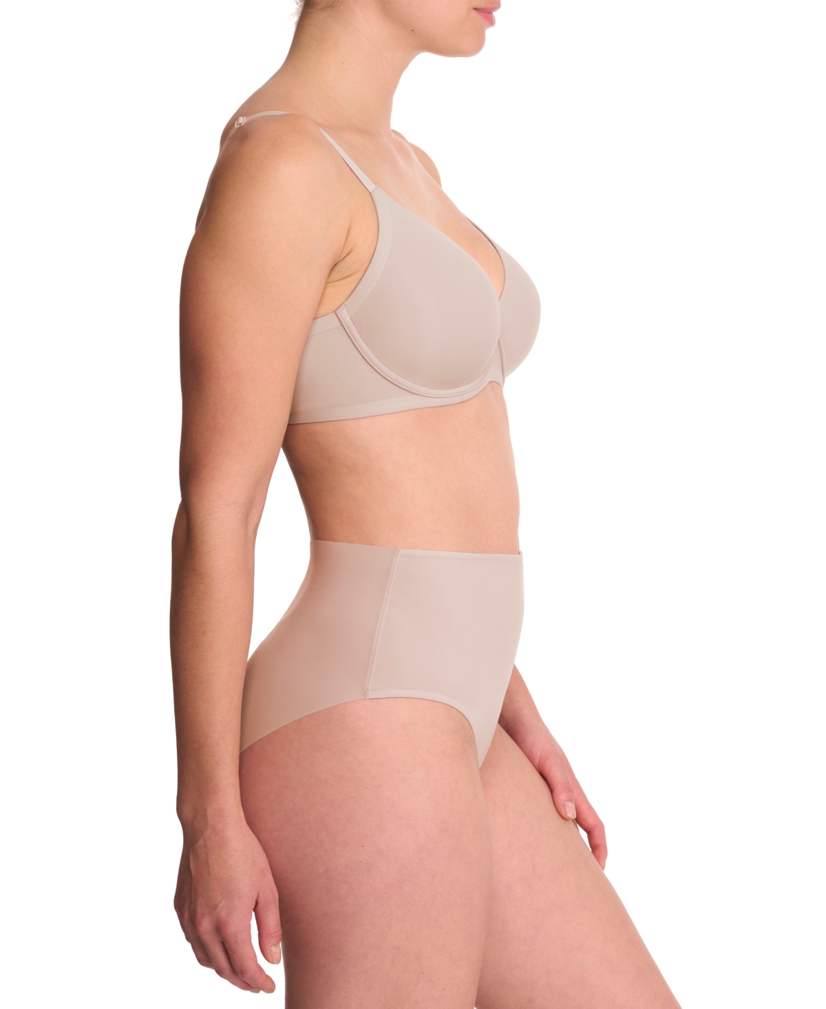 Natori Cloud Comfort Underwire Back Smoothing Bra In Lt. Mocha