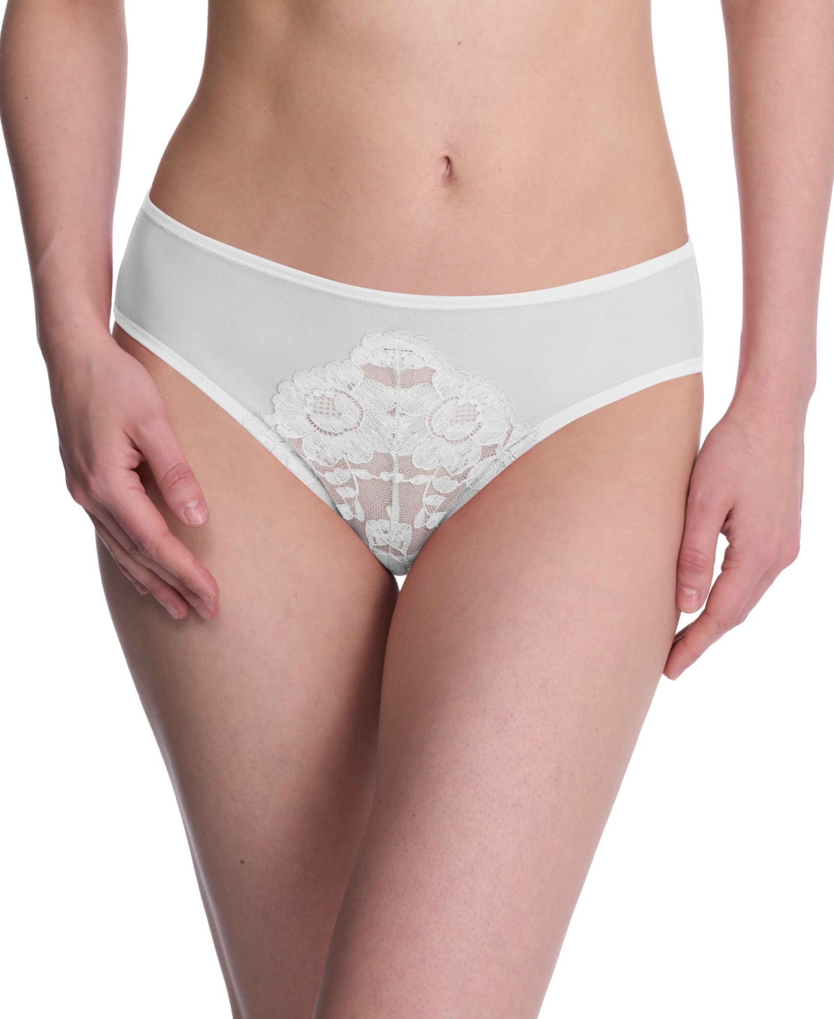 Natori Peony Hipster Brief In Light Ivory
