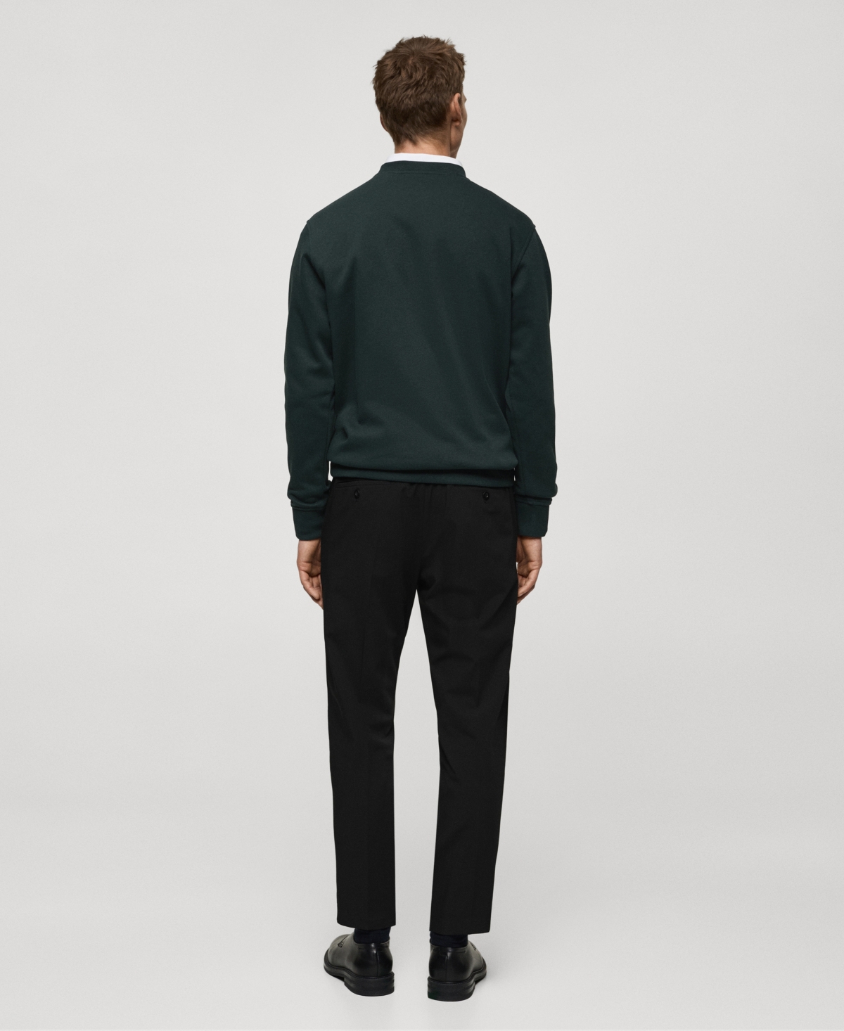 Mango Out Of Calendar Embroidered Sweatshirt In Green