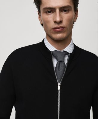 Мужской вязаный кардиган MANGO Mango на молнии 18090₽