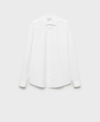 Men's Slim-Fit Cotton Poplin Dress Shirt