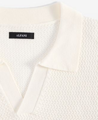 Men's Textured Polo Shirt, Exclusively at Macy's