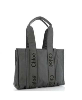 Pre-Owned Chloe Medium Woody Tote Recycled Nylon 141390₽