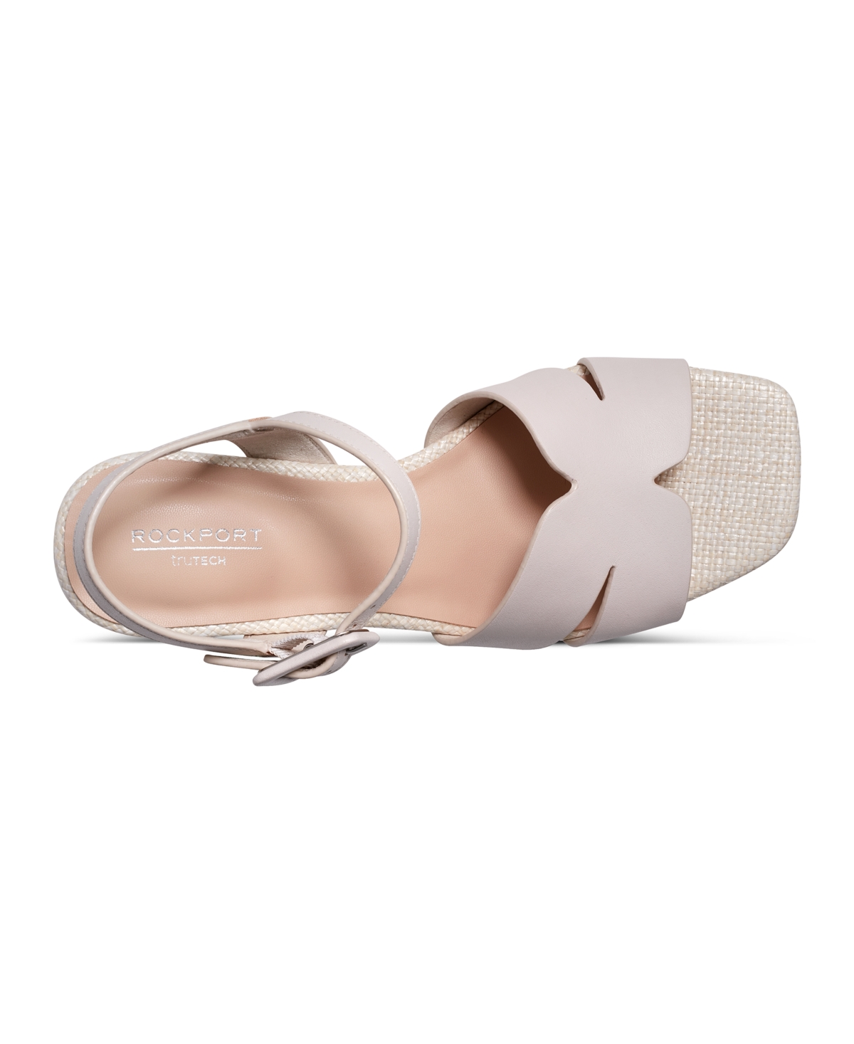 Shop Rockport Women's Georje Open Toe Dress Sandals In Ivory Leather