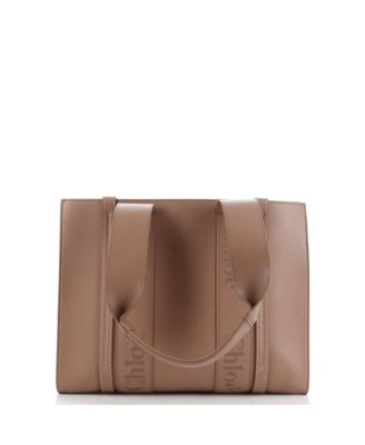Pre-Owned Chloe Medium Woody Tote Leather