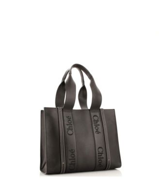 Pre-Owned Chloe Medium Woody Tote Leather 189290₽