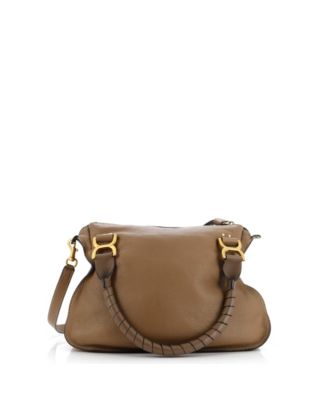 Pre-Owned Chloe Small Marcie Satchel Leather