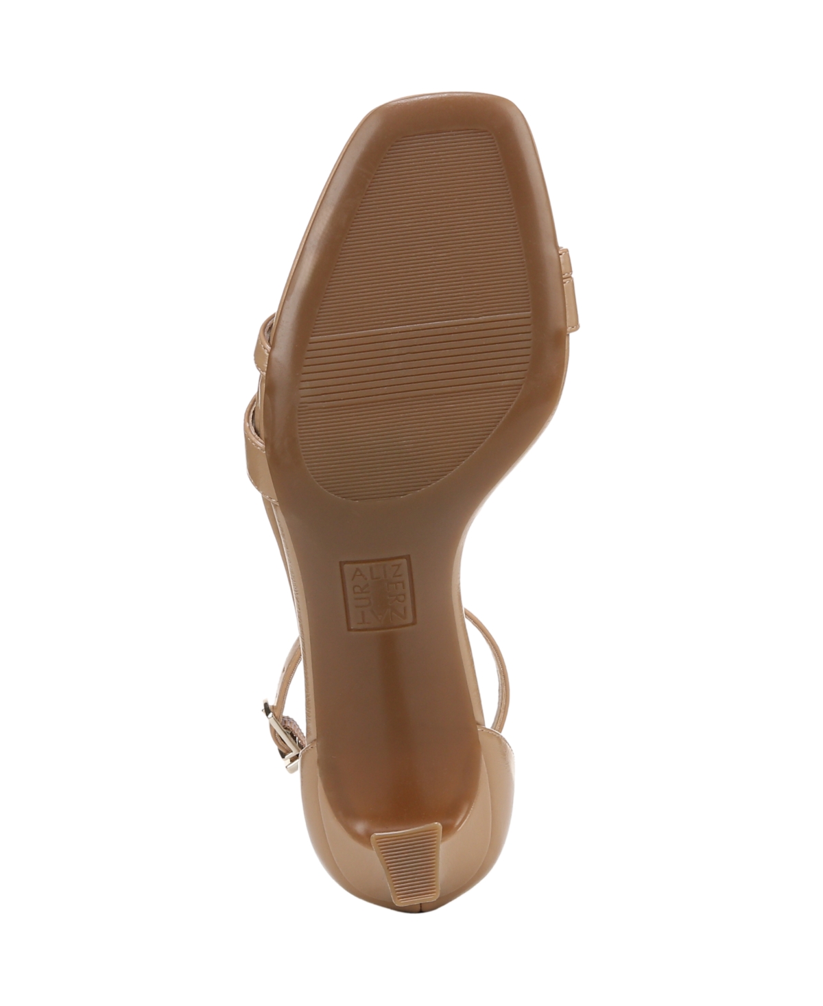 Naturalizer Women's Khloe Open Square Toe Dress Sandals In Taupe Faux Leather