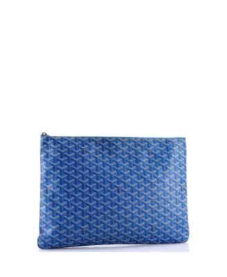 Pre-Owned Goyard GM Senat Zip Pouch Coated Canvas 215290₽