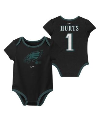 Baby Boys and Girls Jalen Hurts Philadelphia Eagles Name Number 3-Pack Bodysuit Set