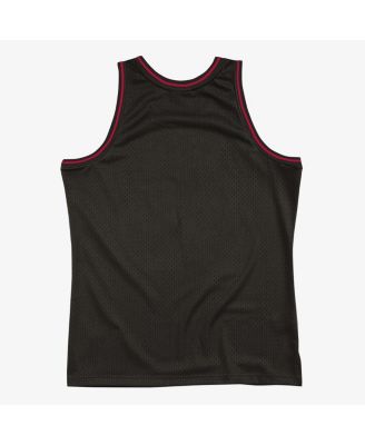 Мужская черная футболка Mitchell & Ness Toronto Raptors из твердой древесины в классическом стиле с выдувным рукавом