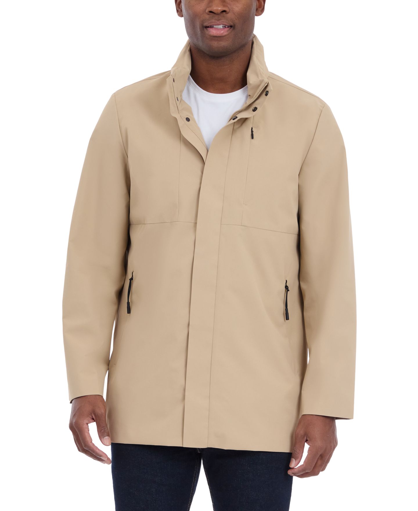 Мужское пальто Michael Kors Modern Rain Coat, цвет: Хаки — фото 3