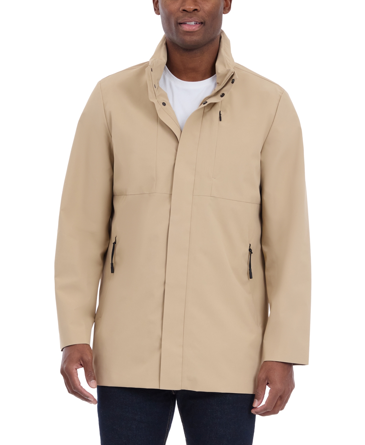 Michael Kors Men's Modern Rain Coat In Khaki
