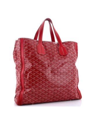Pre-Owned Goyard  Voltaire Convertible Tote Coated Canvas