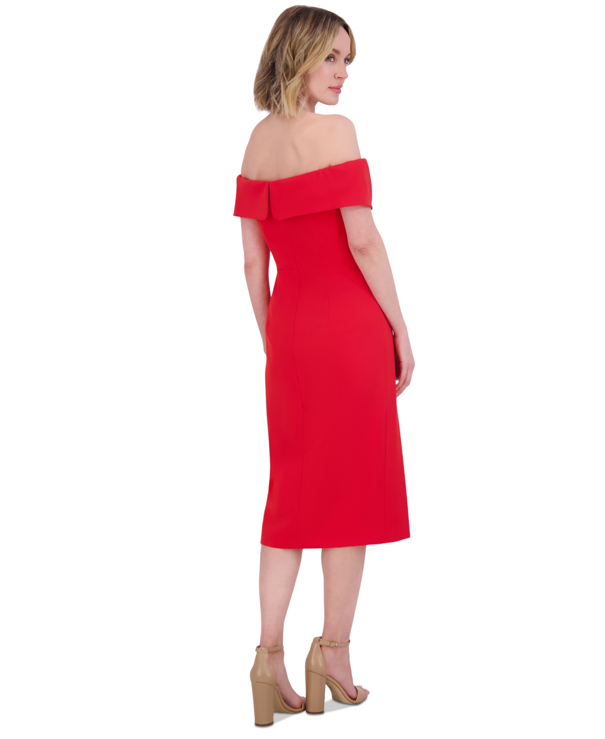ELIZA J WOMEN'S OFF-THE-SHOULDER SHEATH DRESS 