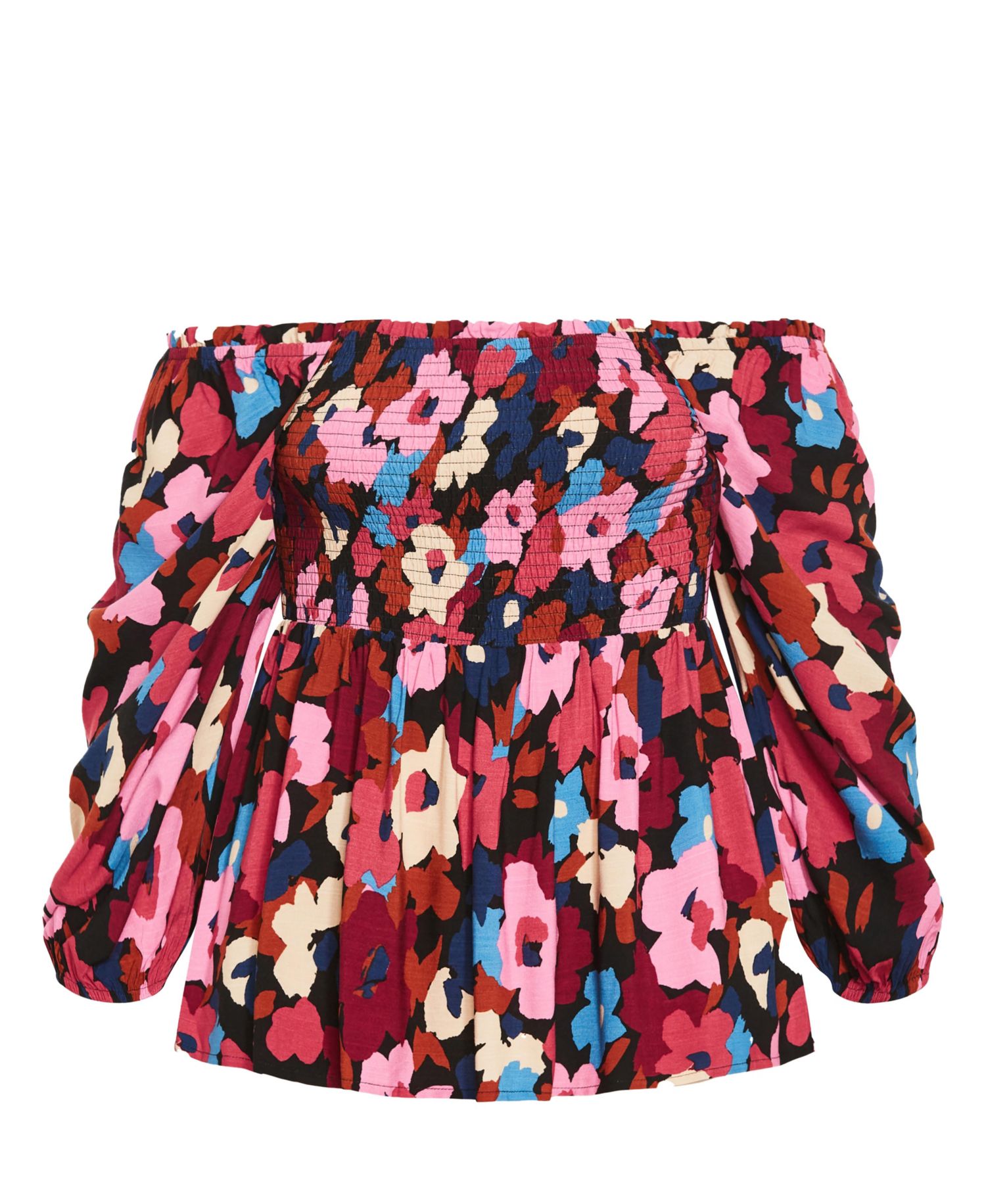 Women's Poppy Print Top