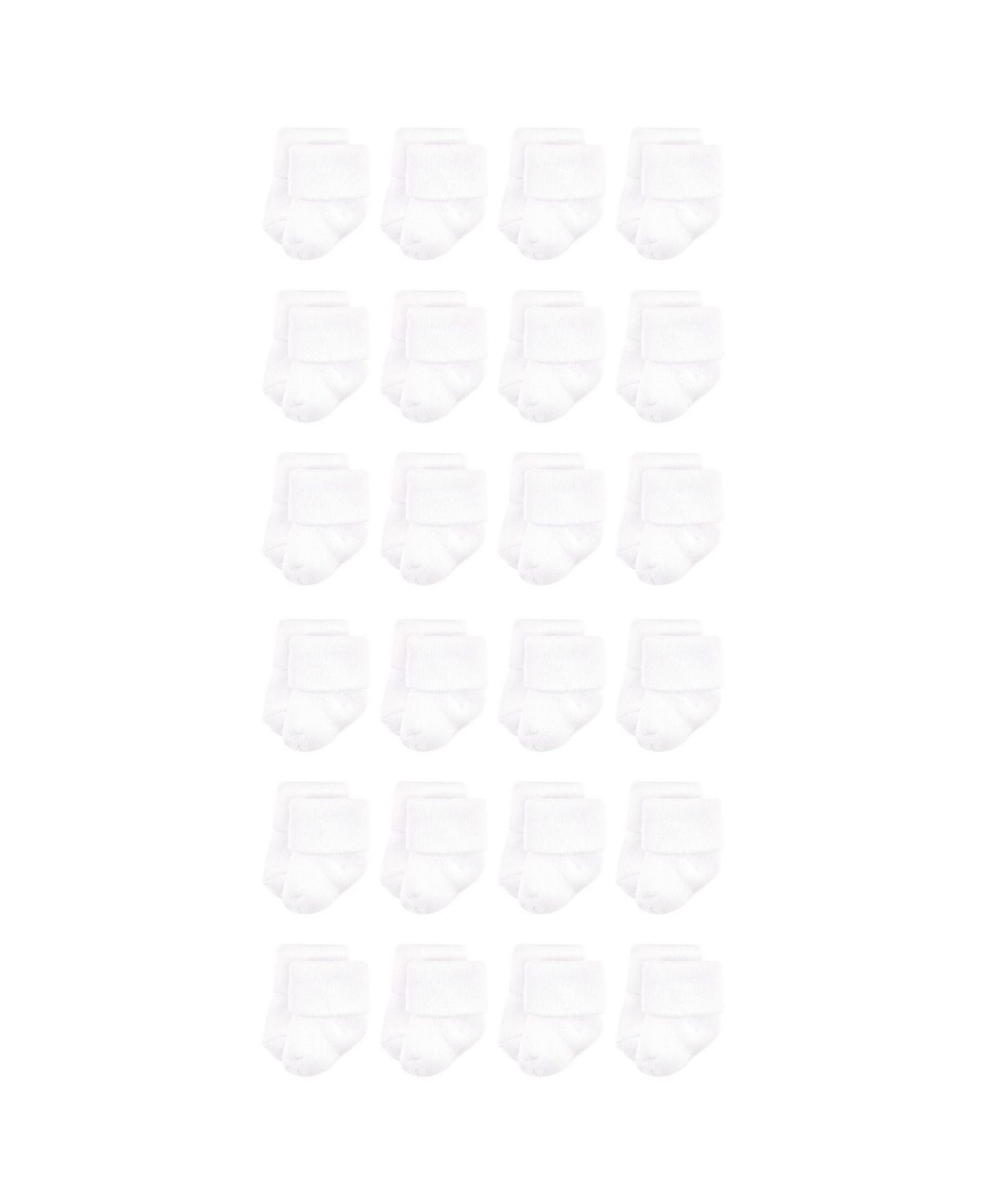 Baby Boys Unisex Cotton Rich Terry Socks 24-Pack